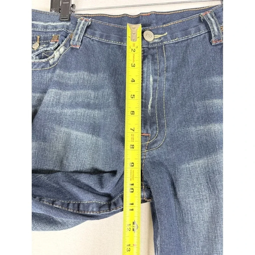 Vintage True Religion Bobby Jeans Men 40X35 Buddha Embroidered‎ Bootcut